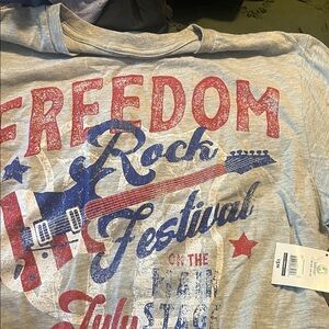 Freedom Rock Festival Women's Tee - Gray